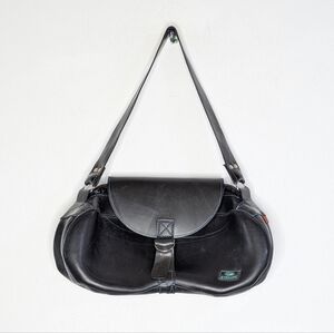 Cyclus Black Repurposed Recycled Upcycled Inner Tube Handbag